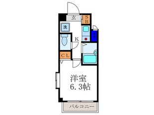 ベラジオ四条堀川(401)の物件間取画像